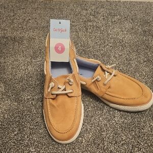 Cat & Jack Men's Light Brown Boat Shoes